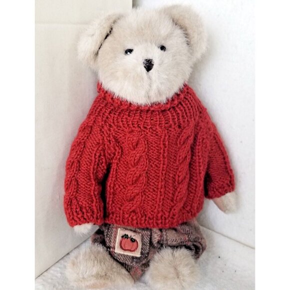 Boyds Bears Rusty McPunkin Pumpkin Jointed 12"‎ Head Bean Collection - Picture 1 of 11